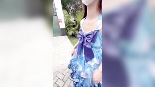 推特网红百变COSER叛逆情侣 千元露脸土豪任务定制 公园露出楼道啪啪内射