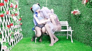 极品双女神惊现COS【原神】甘雨×刻晴，超唯美来袭，今天的菜单，原版私拍高清720P原版无水印