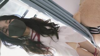 《蹂躏绿我的女友》驷马+耳光+蛋蛋强羔2次+强制捆绑+并腿