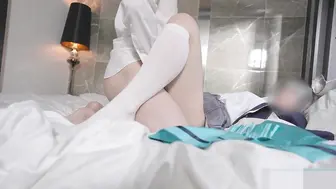 cosplay角色砂狼白子 当她慢慢靠近，你能感受到她身上散发的野性气息让你欲火焚身
