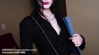 【强制授课】被迫沦为人形教具，反差家教的处男受精课_#饼干姐姐