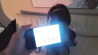 【母狗人妻】调教出轨少妇束缚牵引无套插入忍不住内射